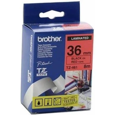 Afbeelding van Brother TZe 461 Tape Zwart op rood (36 mm)