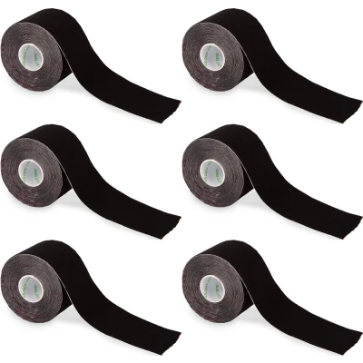 Afbeelding van Kinesiotape Nasara Zwart 6 stuks