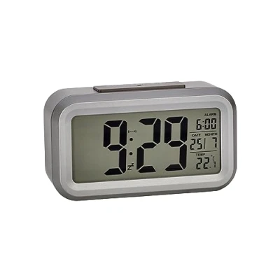 Afbeelding van TFA Dostmann Lumio Plus 60.2553 digitale wekker met temperatuur, 138 x 48 79 mm, antraciet