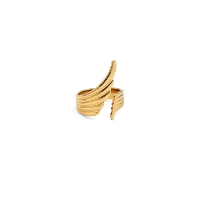 Afbeelding van Singularu DOVE Ring goldcoloured, Dames, Maat: One Size, Gold/coloured