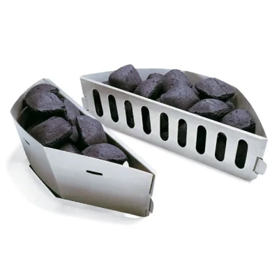 Afbeelding van Weber Char Basket brikettenhouders Voor barbecues vanaf 57 cm, 2 delige set