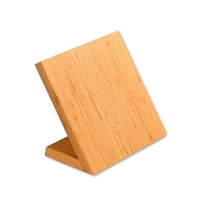 Afbeelding van FSC® Messenblok Magnetisch Messenmagneet Zonder Messen Bamboe Houten Messenhouder Magnetische Messenopberger Afm. 23 x 13 20 Cm.
