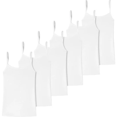 Afbeelding van uncover by Schiesser Spaghetti 6ER PACK Hemd, Dames, Maat: Medium, Weiß