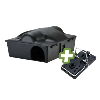 Afbeelding van Voerdoos rat dual bait incl. rattenklem