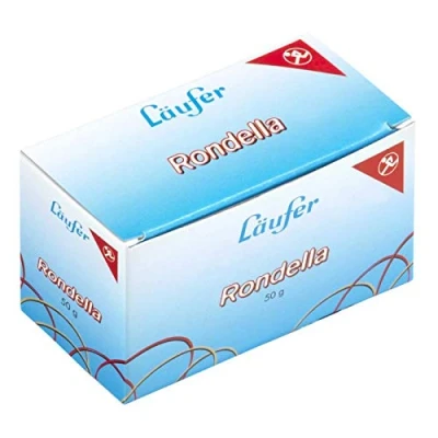 Afbeelding van Läufer 51245 Rondella elastiek, 200 x 17 mm, diameter 125 elastiekjes mm breed, 50 g doos, rood