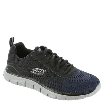 Afbeelding van Skechers Wide Fit Track Sneakers laag, Heren, Maat: 43, Navy/black Textiel/ synthetisch