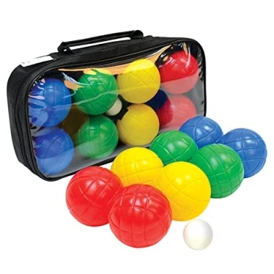 Afbeelding van Schildkrot Fun Sports Schildkröt Funsports Boccia set, voor ballen, 4 x 2 kunststof 1 varken, in transporttas, hersluitbaar, 970009