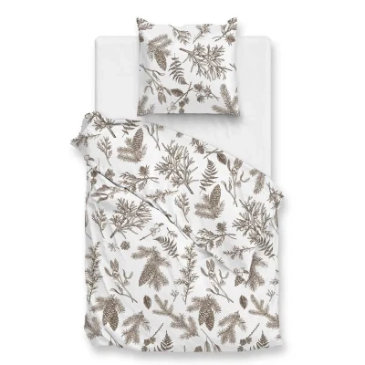 Afbeelding van Dekbedovertrek Zohome Esme Flanel White