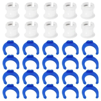 Afbeelding van YINETTECH 10 stuks slangklemmen voor 3D printer, extruder, accessoires Hotend compatibel met Ultimaker 2 Um vaste diameter slang 6 mm