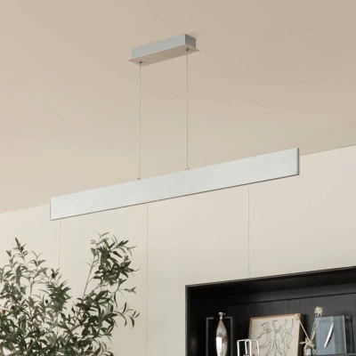 Afbeelding van Lindby Hanglampen met dimmer 1licht aluminium H: 8 cm Inclusief lichtbron