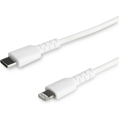 Afbeelding van Kabel USB naar Lightning Startech RUSBCLTMM1MW Wit 1 m