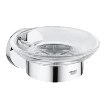 Afbeelding van Grohe Essentials zeephouderouder met losse inzet Chroom