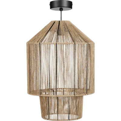 Afbeelding van Elsa Hanglamp H49 x Ø35 cm Jute Lichtbruin