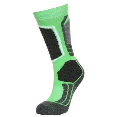 Afbeelding van Falke SK2 Intermediate Skiing Mediumstrong Cushioned Kniekousen voor kinderen, Maat: 23/26, Vived green