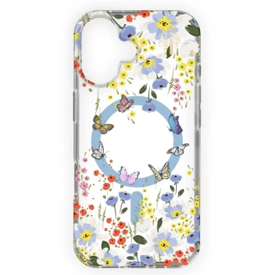 Afbeelding van iDeal of Sweden Mirror Case met MagSafe voor de Apple iPhone 16 Artistic Garden