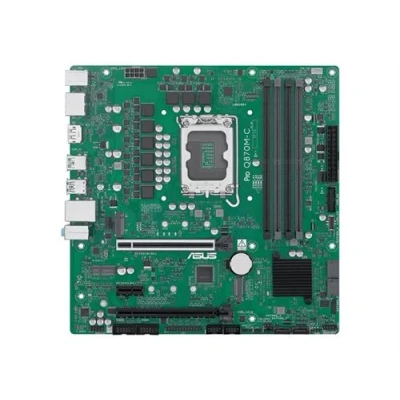 Image de ASUS Pro Q870M C CSM carte mère micro ATX Socket LGA1851 Q870 Chipset USB 3.2 Gen2, Gen 1, 2 Gigabit LAN graphique embarquée (unité centrale requise) audio HD (8 canaux)