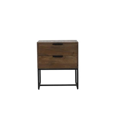 Afbeelding van Meave kast 60x40x70 cm hout mat donkerbruin