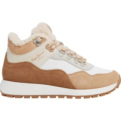 Afbeelding van Pepe Jeans Sneakers laag, Dames, Maat: 38, Slip beige Leer/ synthetisch