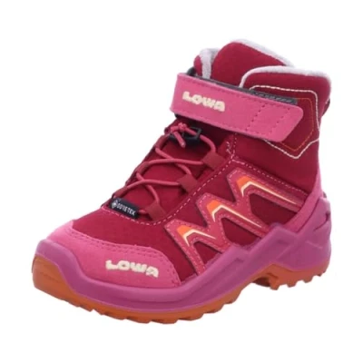 Afbeelding van Lowa Maddox WARM GTX MID JR Unisex Snowboots voor kinderen, Maat: 25, Beere/orange Textiel/ synthetisch