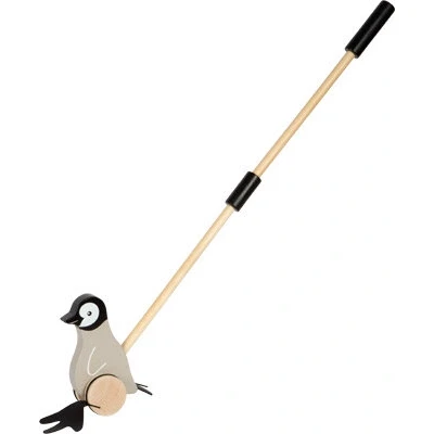 Afbeelding van Small Foot Houten Duwfiguur Penguin
