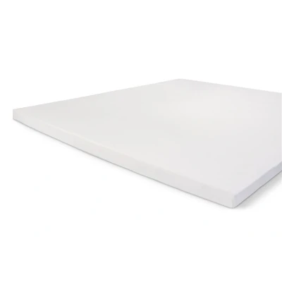 Afbeelding van Walra Hoeslaken Crispy Cotton Topper Wit 180x200 cm Lits jumeaux 100% Percale katoen