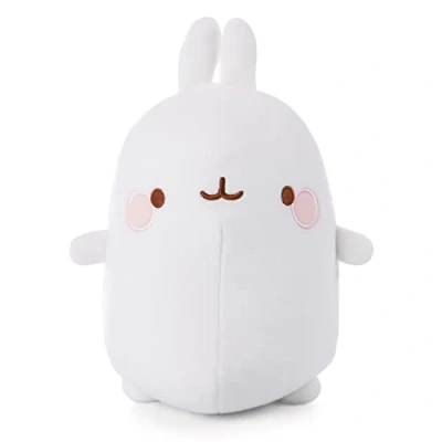 Afbeelding van NICI 47745 pluche dier konijn Molang 16 cm in geschenkdoos knuffelige konijnen voor meisjes, jongens en baby&#039;s zacht om te knuffelen spelen dieren, wit