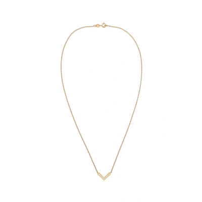 Afbeelding van Elli Elegant Vform Ketting goldcoloured, Dames, Maat: 42, Gold coloured