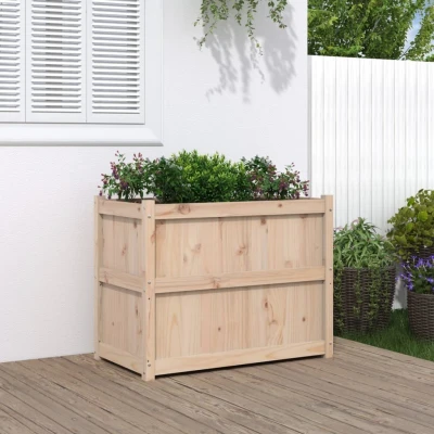Afbeelding van Plantenbak 90x50x70 cm massief grenenhout