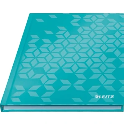 Afbeelding van Notitieboek Leitz WOW A5 160blz 90gr lijn ijsblauw