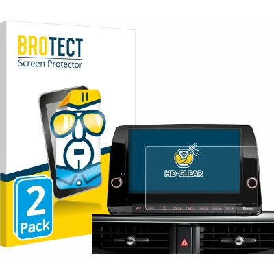 Afbeelding van BROTECT Screenprotector voor Kia Picanto 2022 8&quot; Folie Beschermfolie transparant (2 Stuks)
