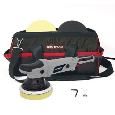 Image de Dino Kraft Paquet Excentrique polir 21 mm XXL Hub 720 W avec 2 x éponge 1 et Assiette Sac