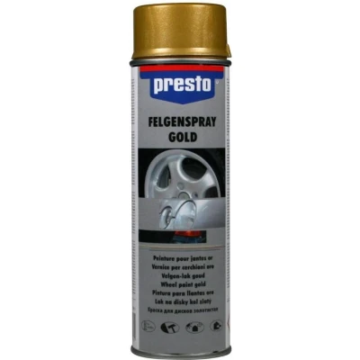 Afbeelding van PRESTO velgenspray goud 500ML