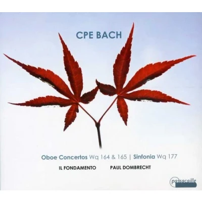 Afbeelding van Il Fondamento, Paul Dombrecht C.P.E. Bach: Oboe Concertos (CD)