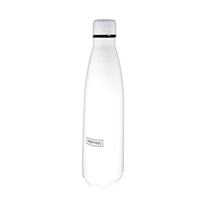 Image de Nerthus FIH 619 Thermos Double paroi pour friandises et Chaudes Design Blanc 750 ML sans BPA, Bouchon hermétique, Acier Inoxydable 18/37