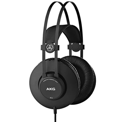 Image de AKG K52 Écouteurs circum aural filaire jack 35mm isolation acoustique noir mat