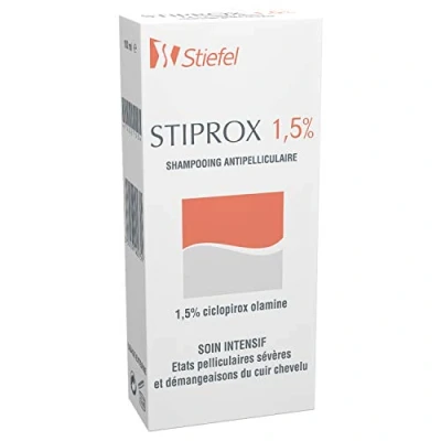 Afbeelding van Stiproxal Anti roos shampoo, 1,5% intensieve verzorging, verwijdert effectief en kalmeert de jeukende hoofdhuid, 100 ml