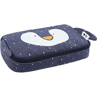 Afbeelding van Trixie Pennenzak Rechthoekig Mr. Penguin Zwart