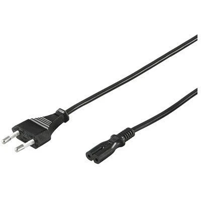 Afbeelding van Microconnect PE030705 electriciteitssnoer Zwart 0,5 m CEE7/16 C7 stekker