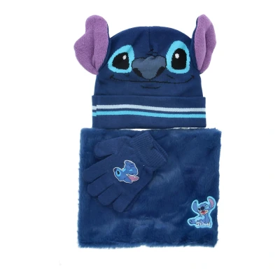Afbeelding van Lilo &amp; Stitch Muts met col en handschoenen 8435631353201