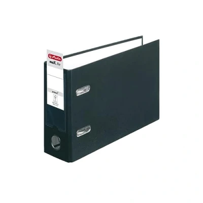 Image de Herlitz 10842334 classeur max.file protect a5 orientation paysage en carton fsc (noir)