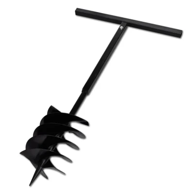 Afbeelding van Grondboor met handvat en schroefkop 200 mm (zwart)