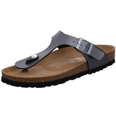 Afbeelding van Rohde ALBA Teensandalen, Dames, Maat: 37, Graphit Leer