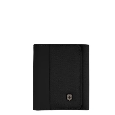 Afbeelding van Victorinox Travel Essentials Tri Fold Wallet black Heren portemonnee