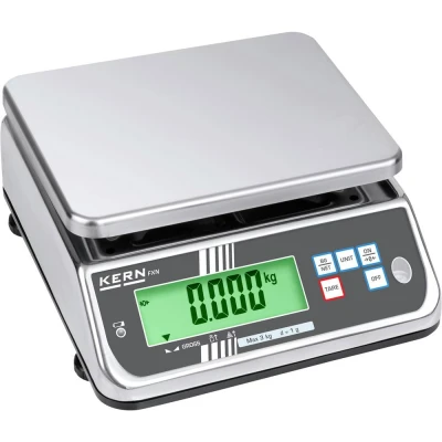 Afbeelding van Kern FXN 10K 3N Tafelweegschaal Weegbereik (max.) 15 kg Resolutie 2 g werkt op batterijen Meerdere kleuren