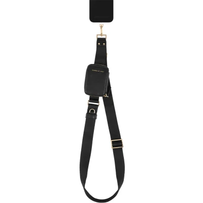 Afbeelding van iDeal of Sweden Utility Phone Strap Universeel telefoonkoord Zwart