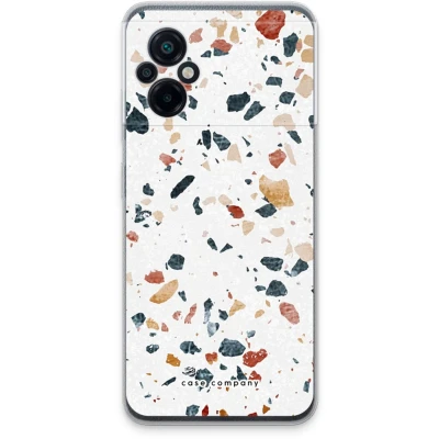 Afbeelding van Case Company® hoesje geschikt voor Xiaomi Poco M5 Terrazzo N4 Soft Cover Telefoonhoesje Bescherming aan alle Kanten en Schermrand