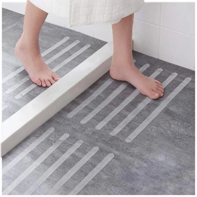 Afbeelding van Ecooe 16 stuks antislip douchestickers badveiligheidsstrips transparant zelfklevend strips stickers voor badkuipen douches