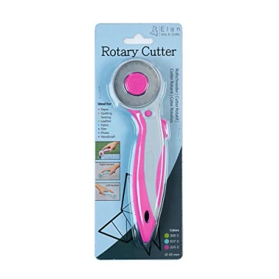 Afbeelding van Elan Rolsnijder Groen, 45mm Roterende Snijder, Rotary Cutter, Stof Rolmes voor Stof, Leer, Papier, Foto&#039;s (Groen)