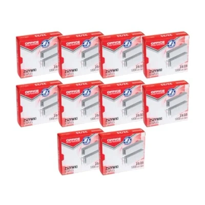 Afbeelding van OFFICE PRODUCTS 18072389 19 Standaard nietjes 23/23, 10.000 stuks, zilver