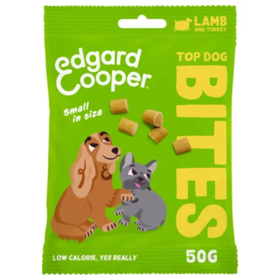 Afbeelding van Edgard &amp; Cooper Adult Bite S Lam Kalkoen 50 gr